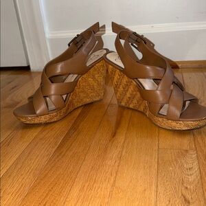 Jessica Simpson Tan Wedges